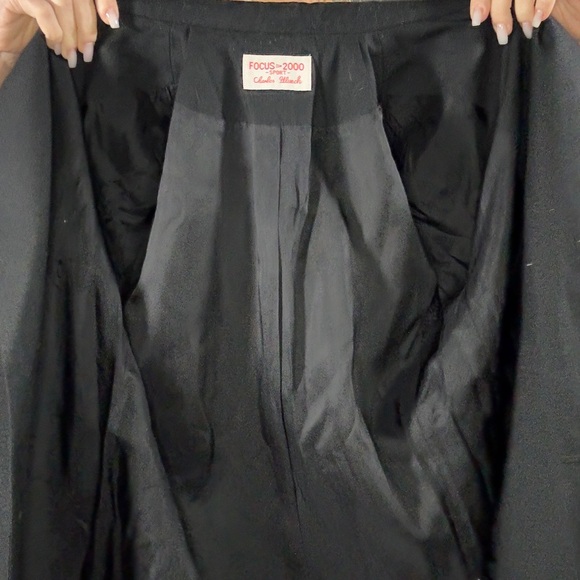 VINTAGE‎ FOCUS 2000 SPORT CHARLES GLUECK Nautical Oversized Blazer - Picture 11 of 11